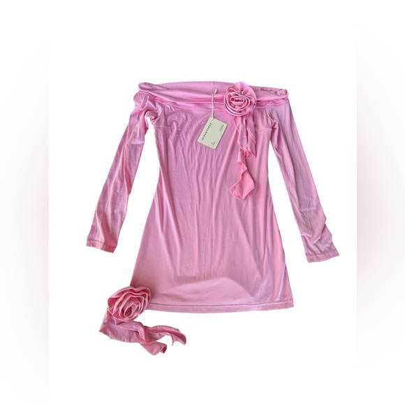 Peppermayo Women’s Cecilia Rose Mini Dress Candy Pink Size US 6 NWT - Picture 6 of 11